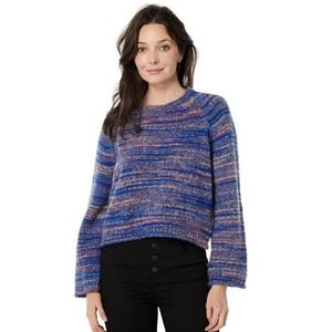 Madewell Kersdale Space Dyed Sweater SMALL Pullover Wool Blend Relaxed Fit Knit